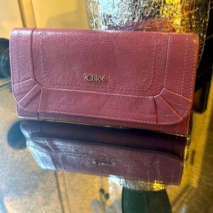 Gorgeous authentic CHLOE Continental Wallet & Authentication Cards